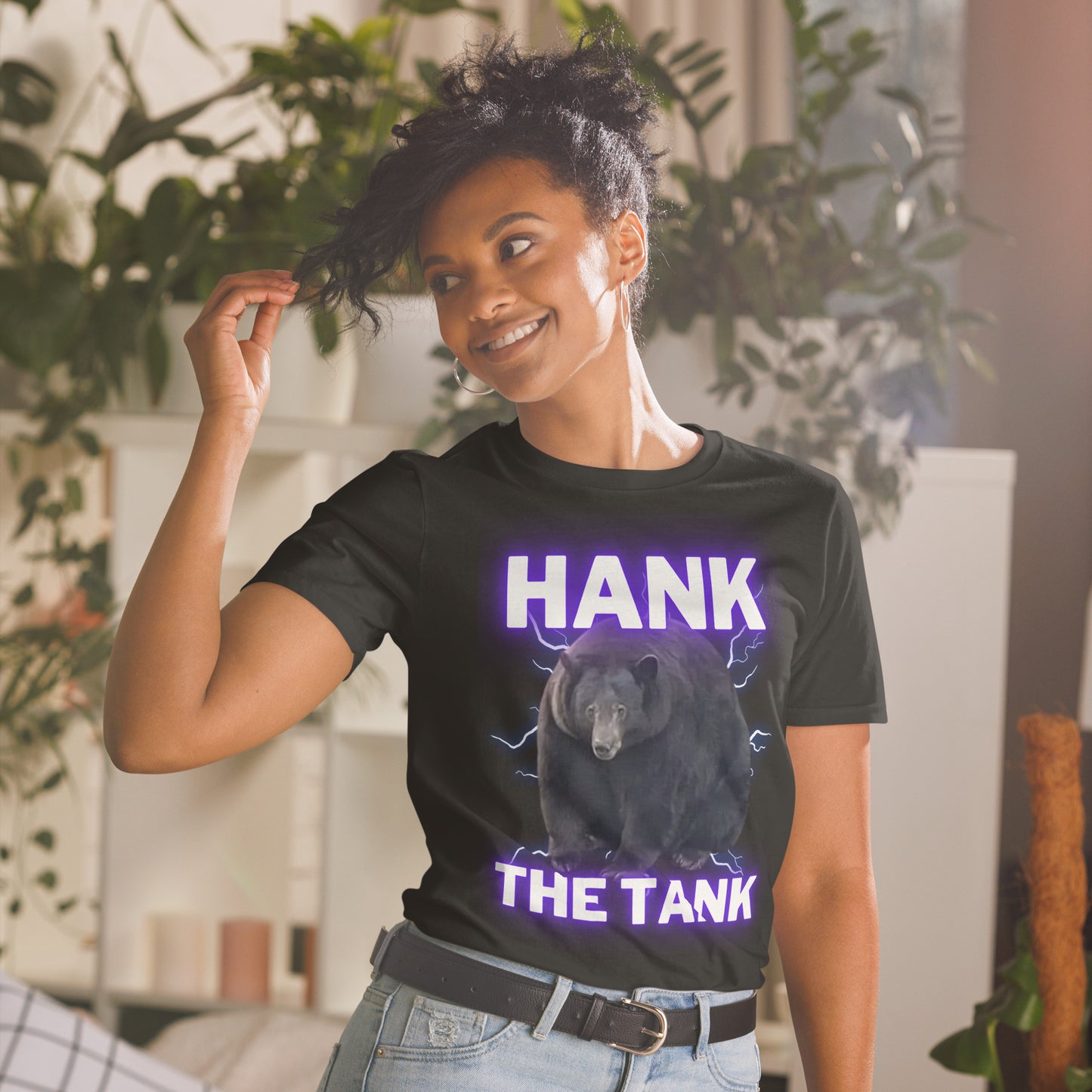 "Hank The Tank" Unisex Swanky Bear T-Shirt