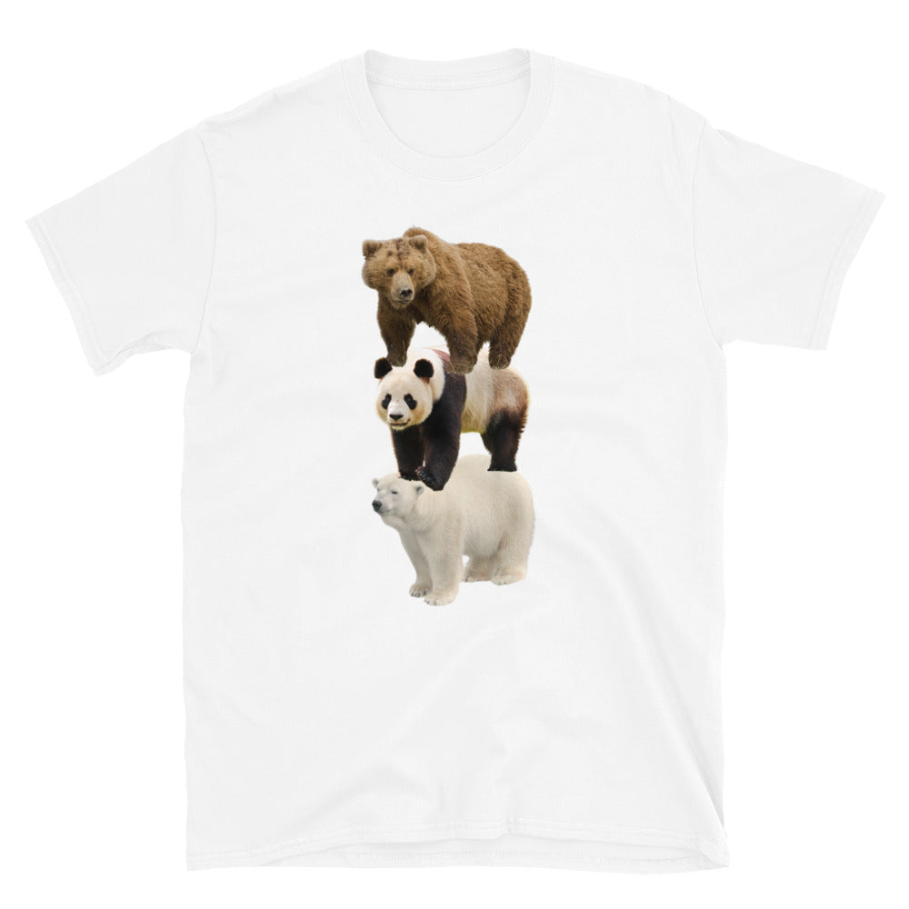 "Three Bare Bears" - Unisex Swanky Bear T-Shirt